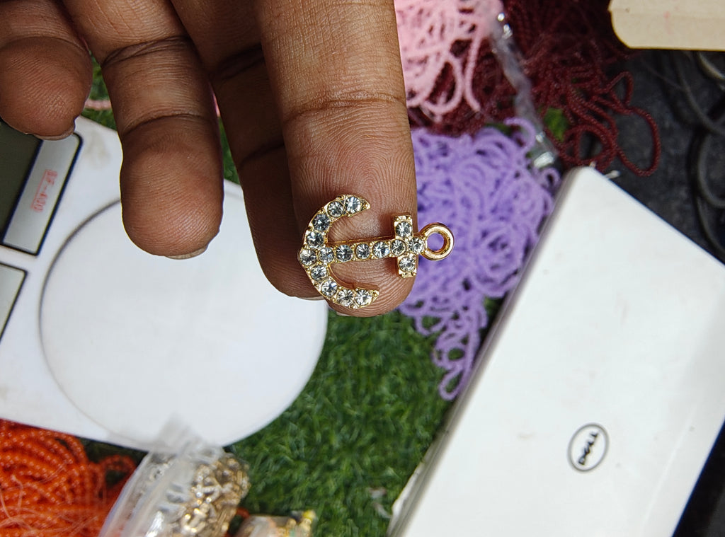 Anchor stone charm