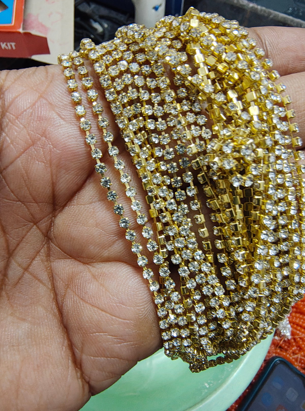 Rhinestone chain (ch-501)