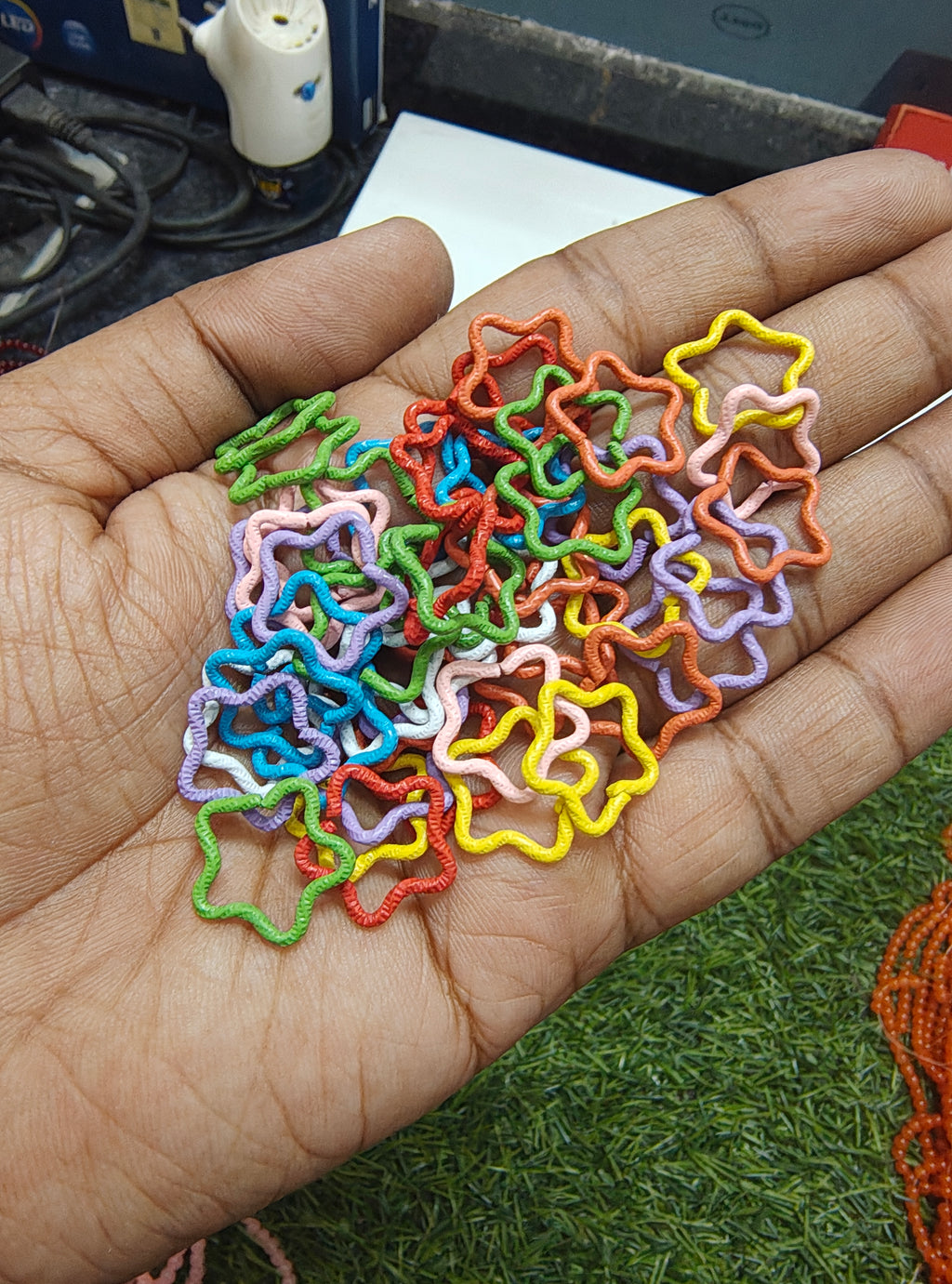 Mix colour star jumpring