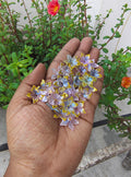 Mix colour sharp edge acrylic flower beads (AB2073)