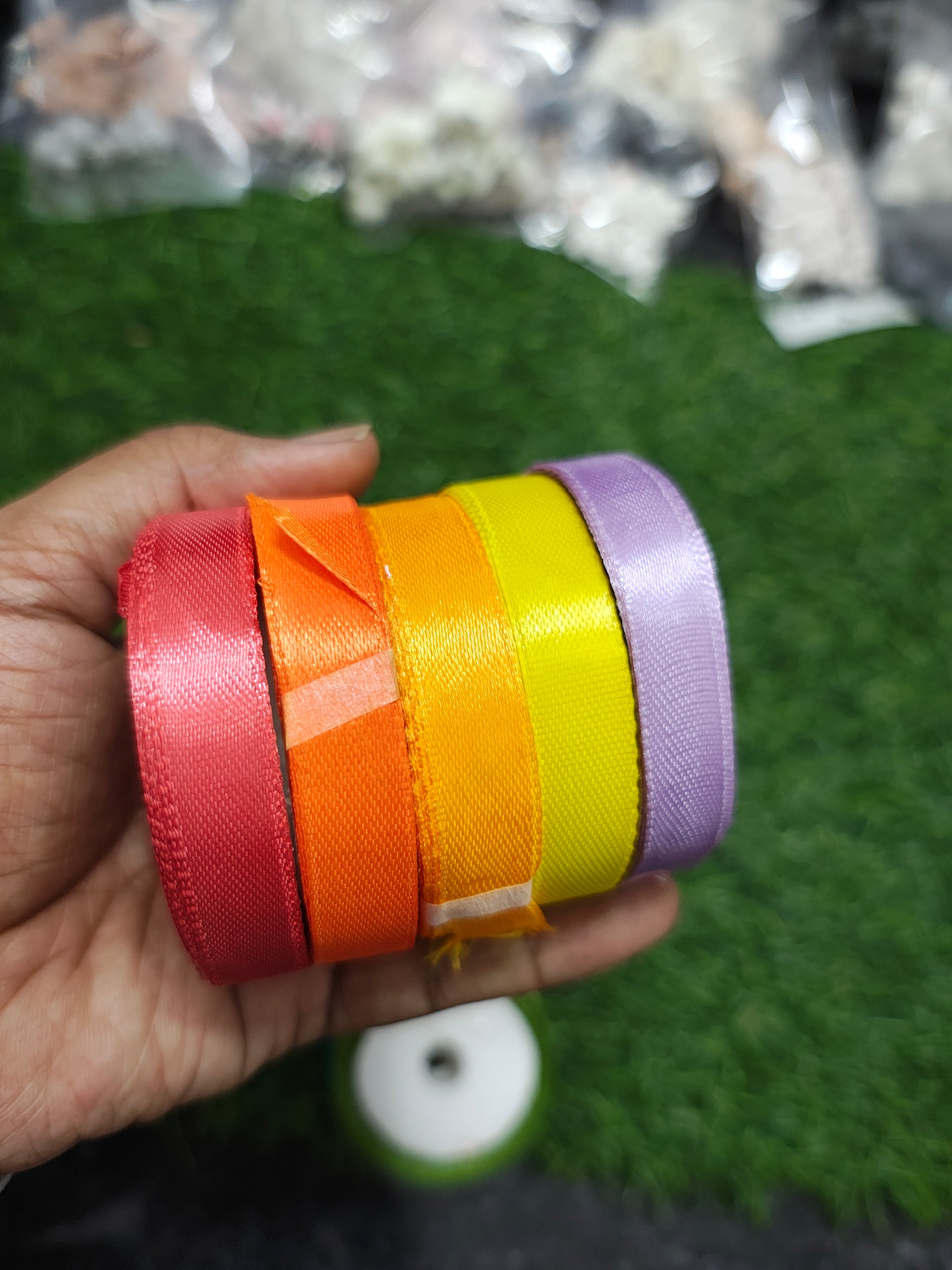 Half inch satin ribbon