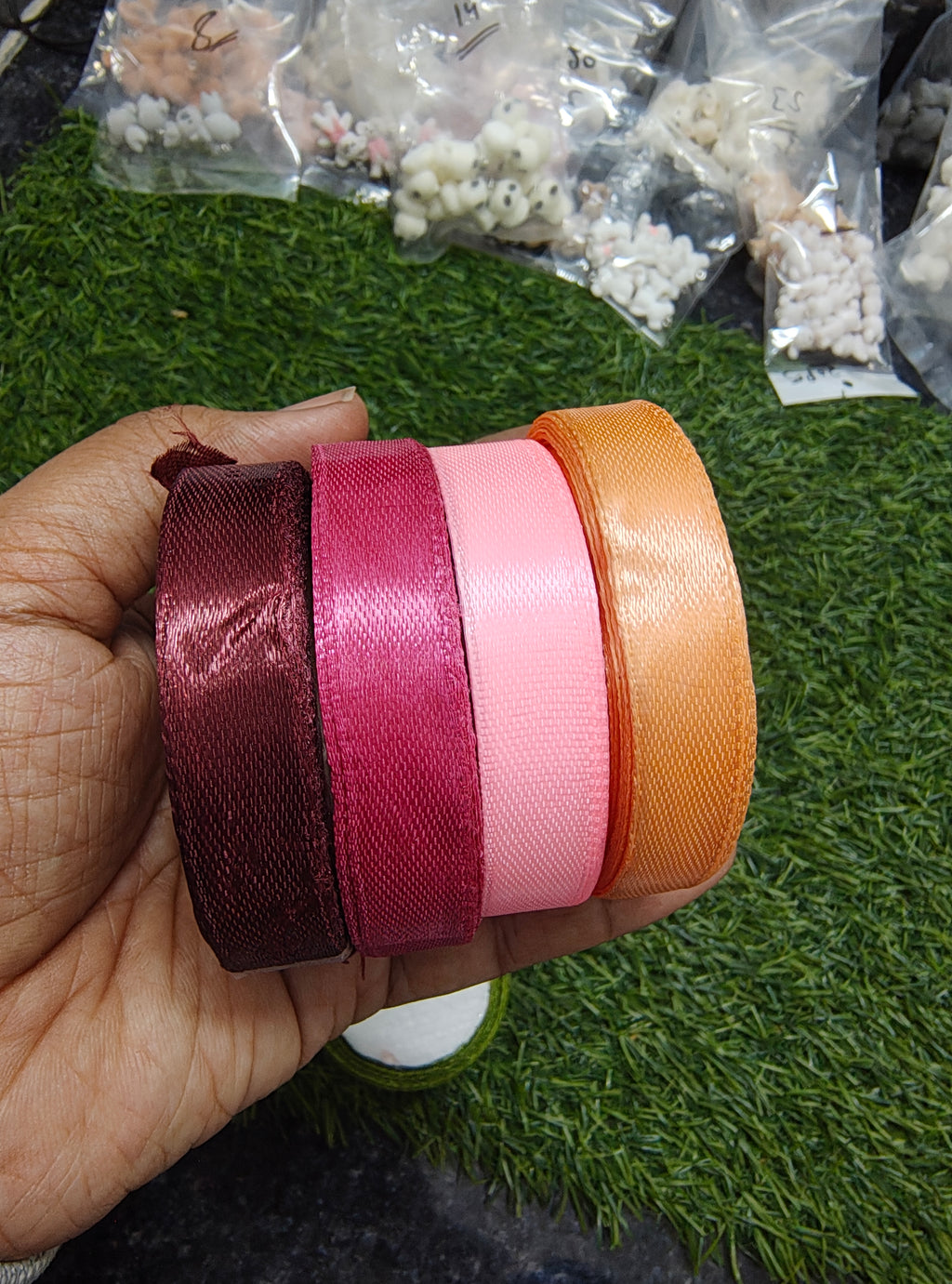 Half inch satin ribbon