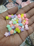 Pastel Star beads with smiley face ( PB8009 )