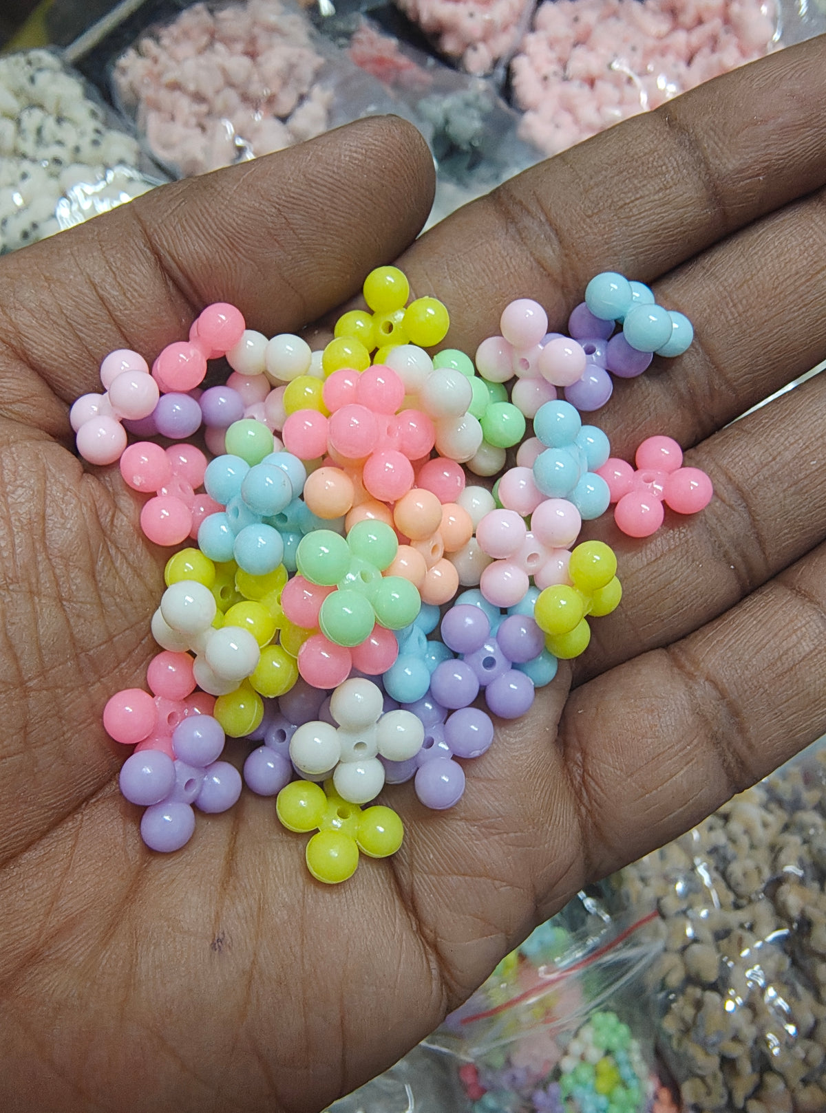 Bubble pastel beads ( PB8010)