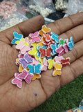 Acrylic line butterfly beads (AB2011)