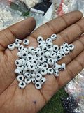 Black heart acrylic beads (AB2020)