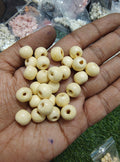 10mm cream colour wooden beads ( WB1001 )