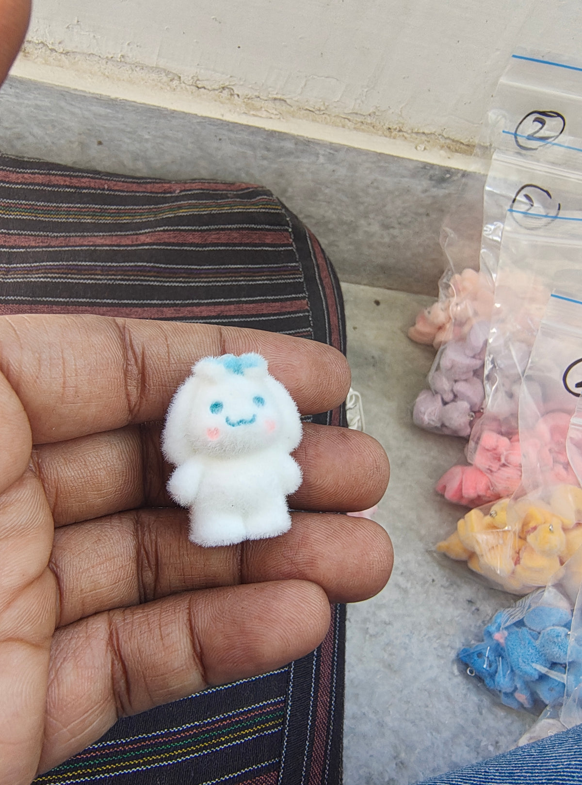 Girl fur charm ( 3DC1012 )