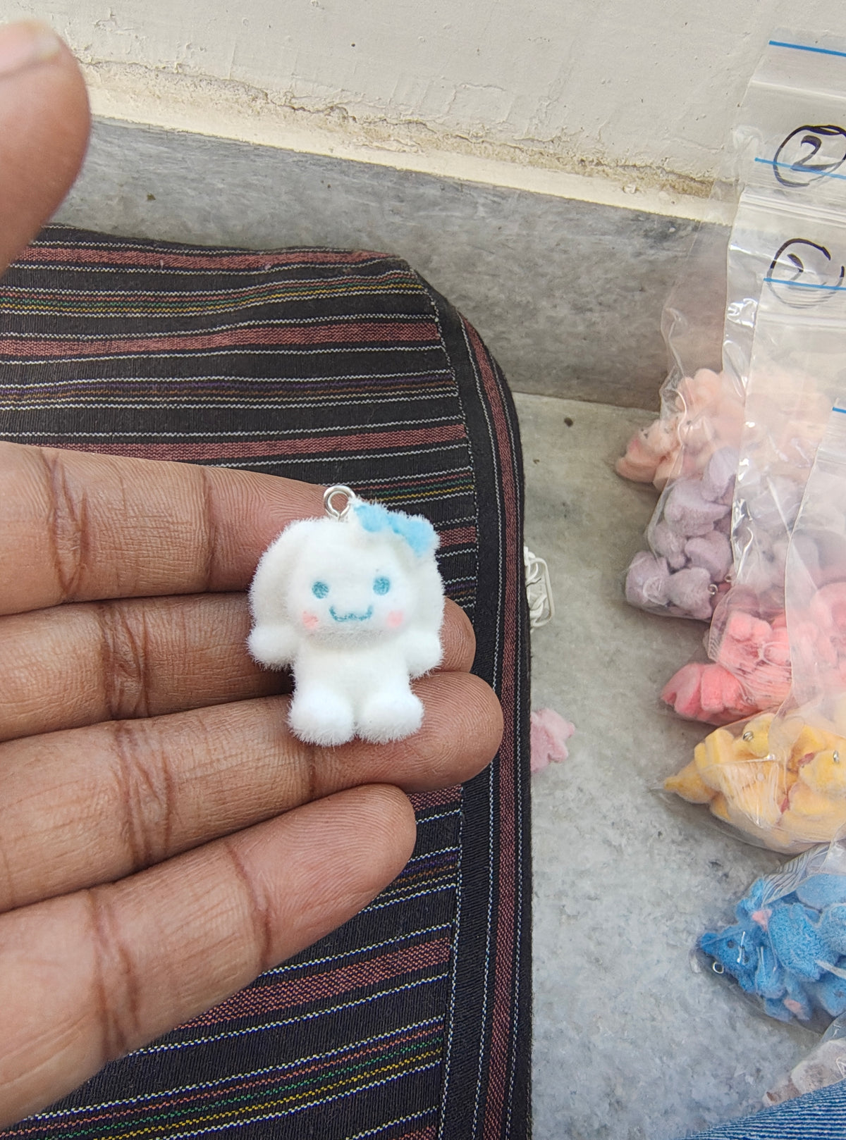 Girl fur charm ( 3DC1012 )