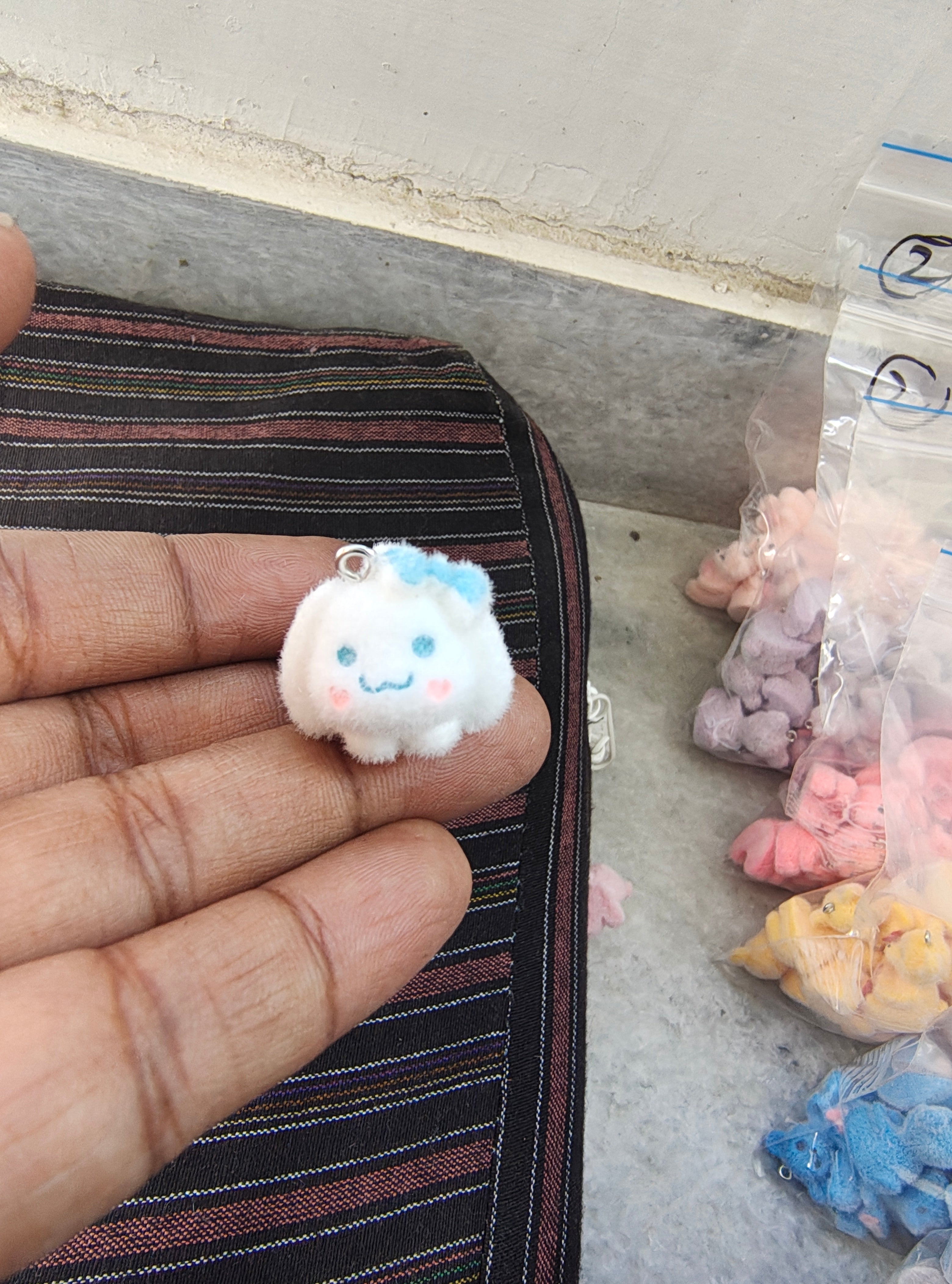 Girl fur charm ( 3DC1012 )