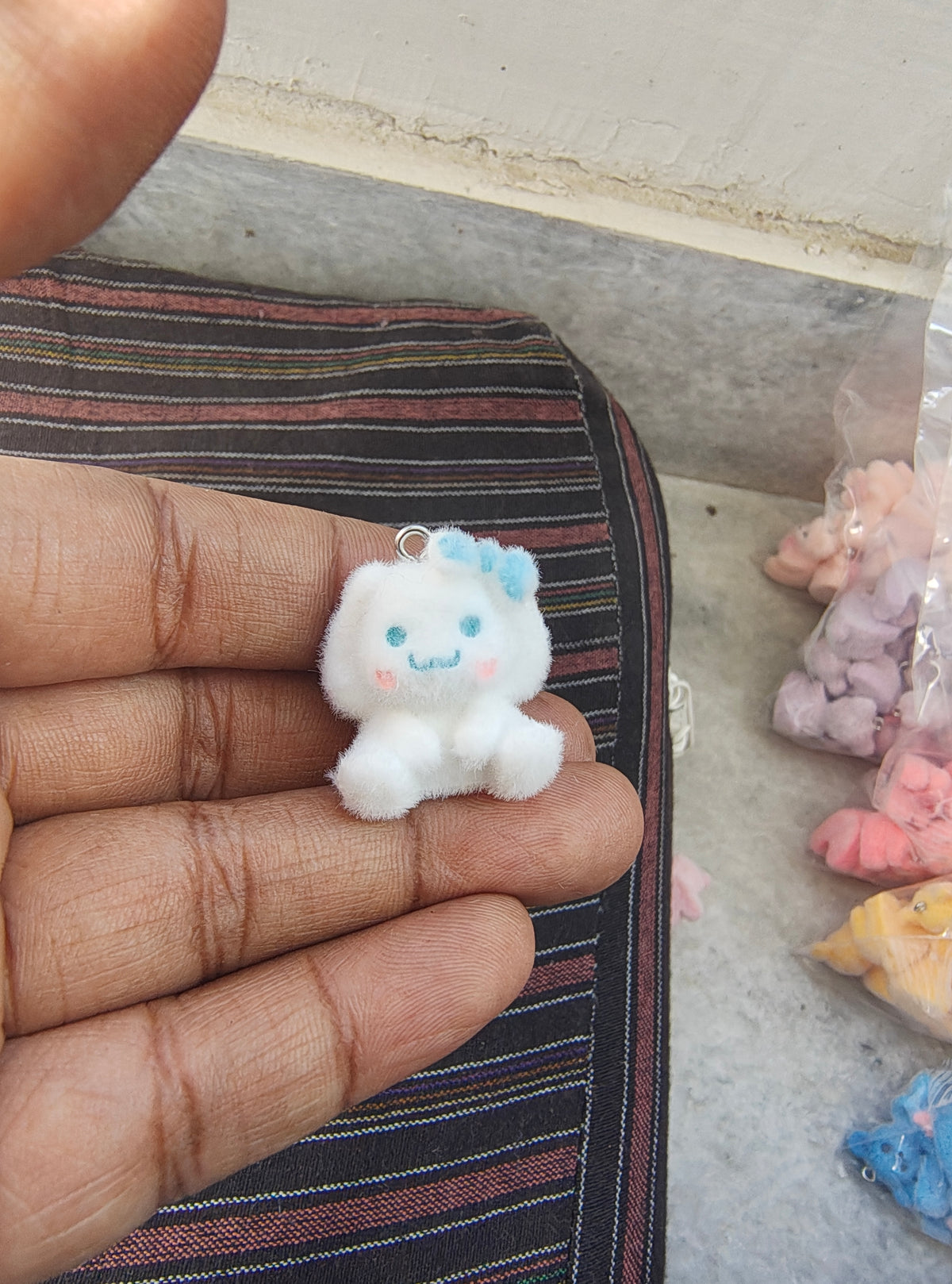Girl fur charm ( 3DC1012 )