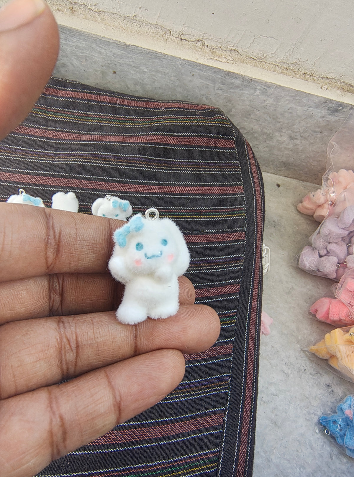 Girl fur charm ( 3DC1012 )