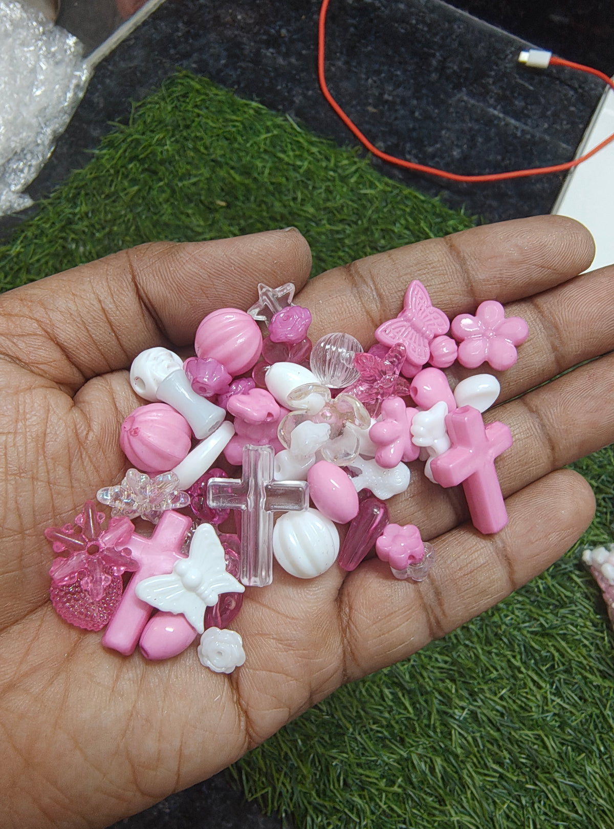 Mix design acrylic colour beads (AB2091)