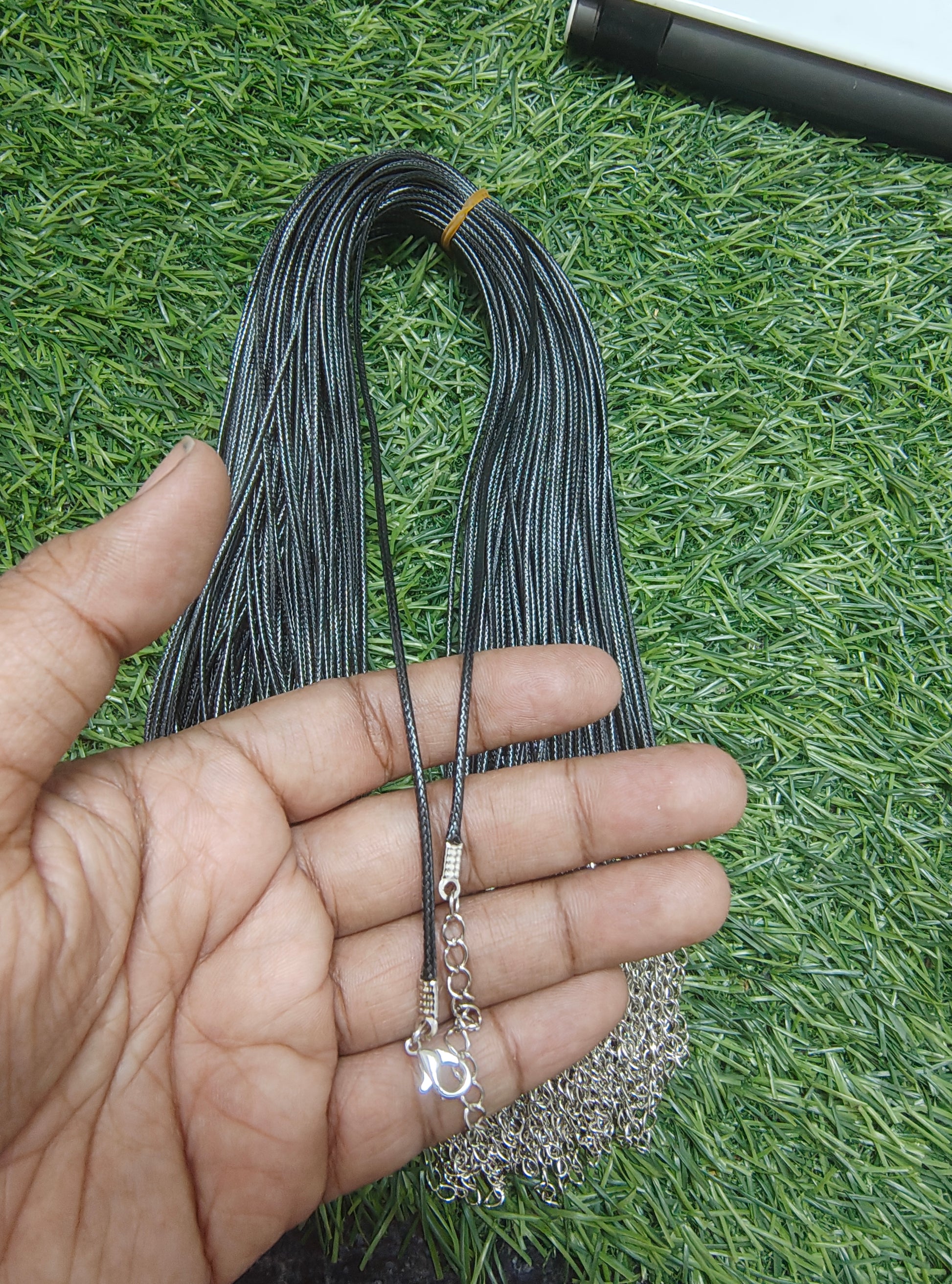 Black necklace cord