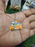 Bus enamal charm ( EC1087 )