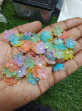 15mm small acrylic flower beads mix colour (AB2087)