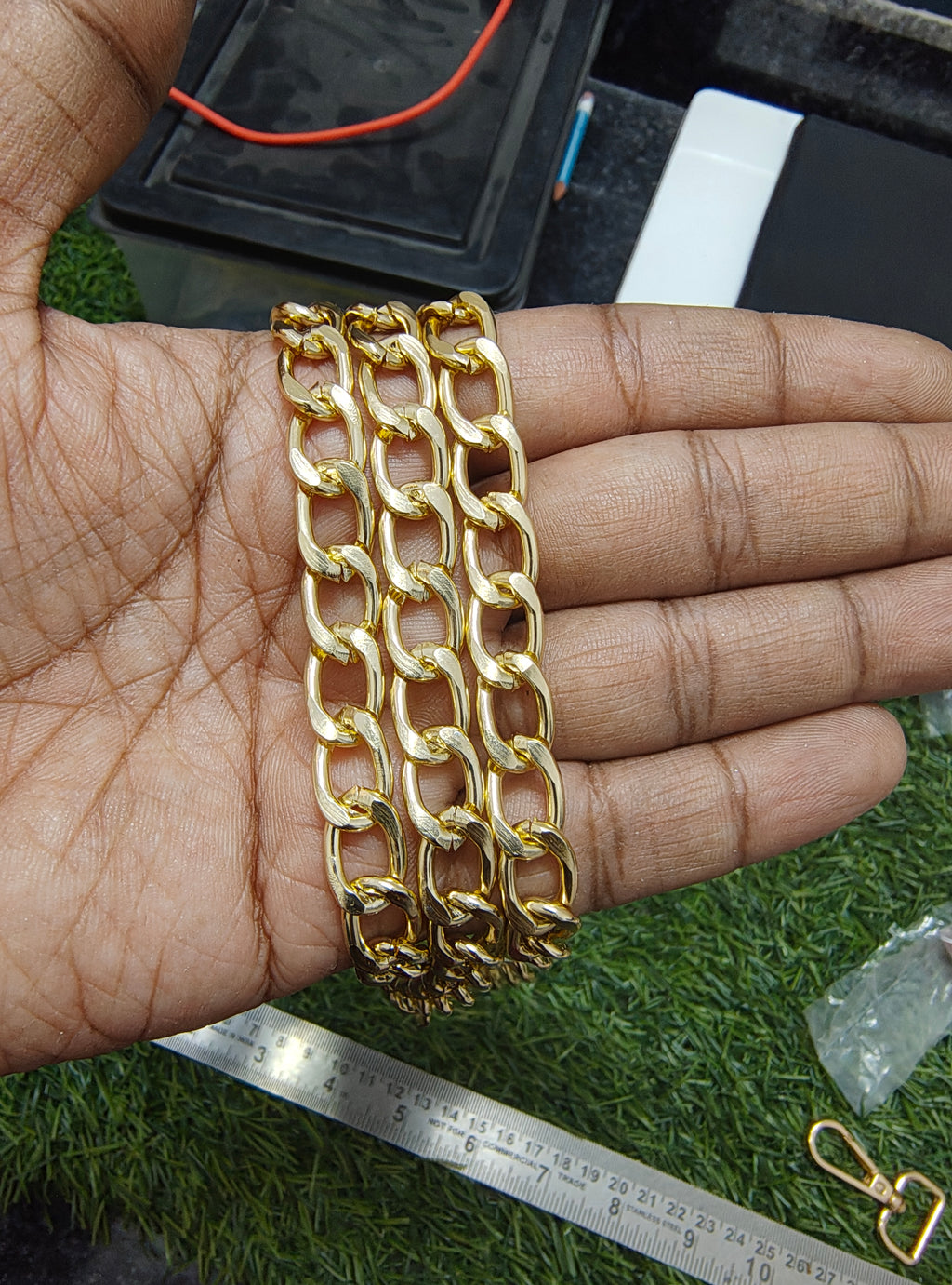 Aluminium beg chain antiturnish type 3