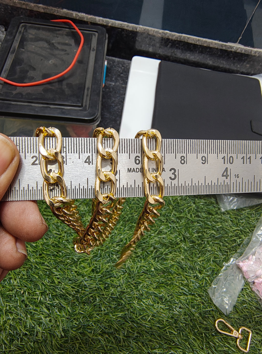 Aluminium beg chain antiturnish type 3