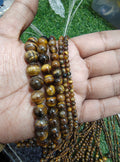 Tiger eye real stone beads ( GB4023 )