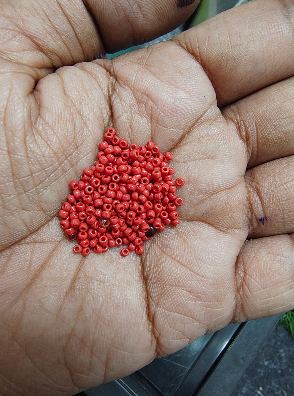 2mm opaque seed beads