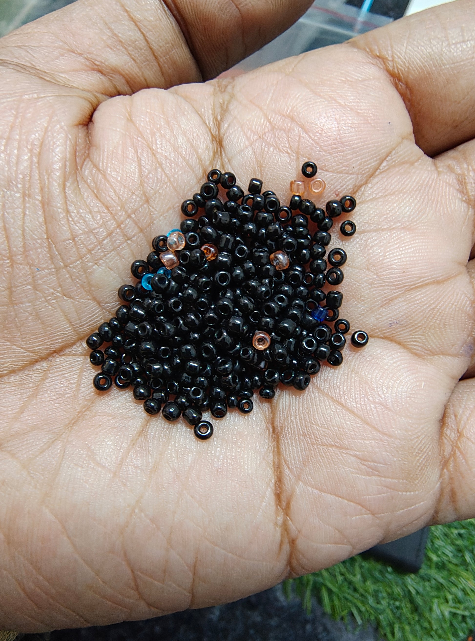 2mm opaque seed beads