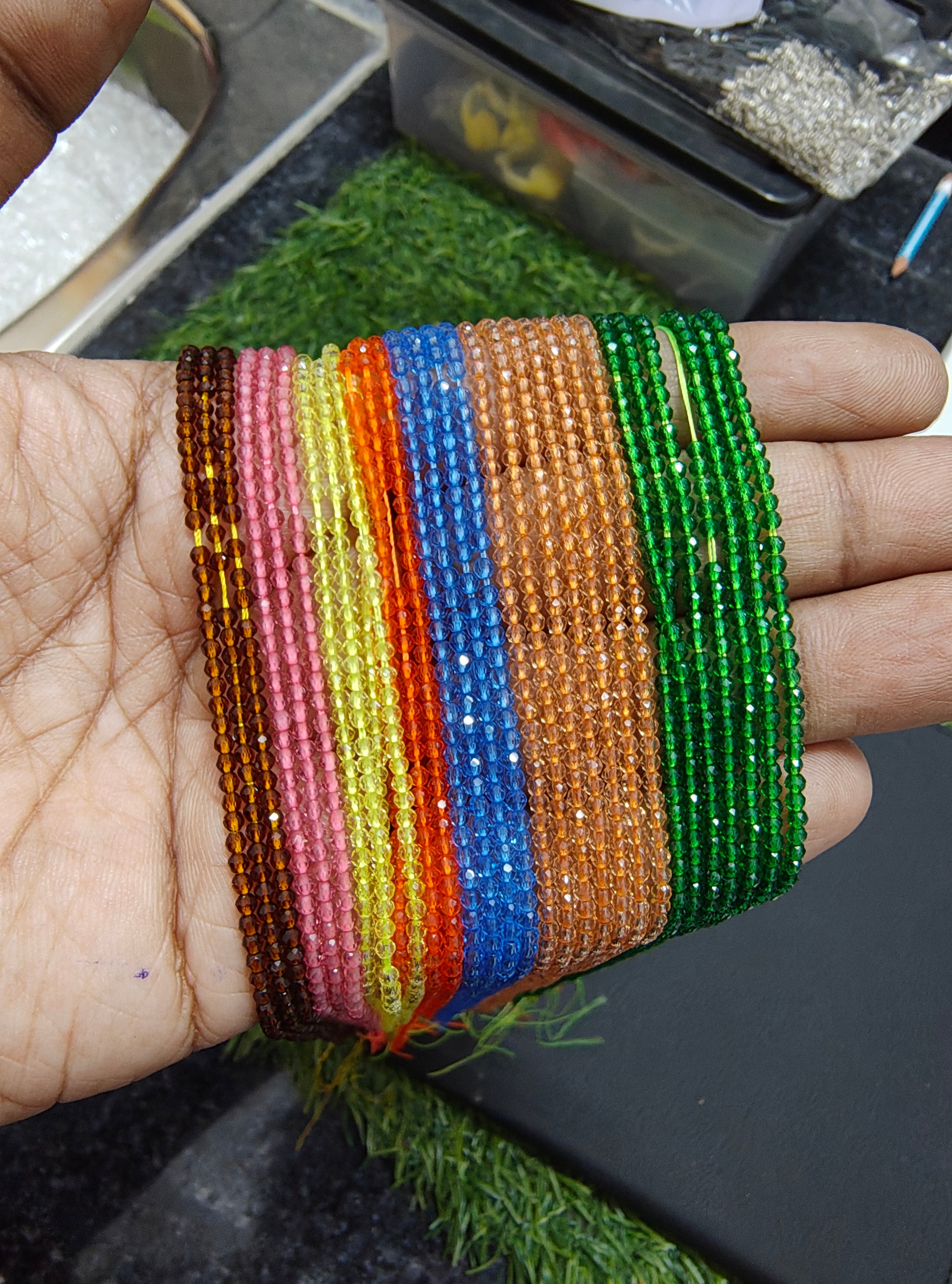 2mm hydro crystal beads