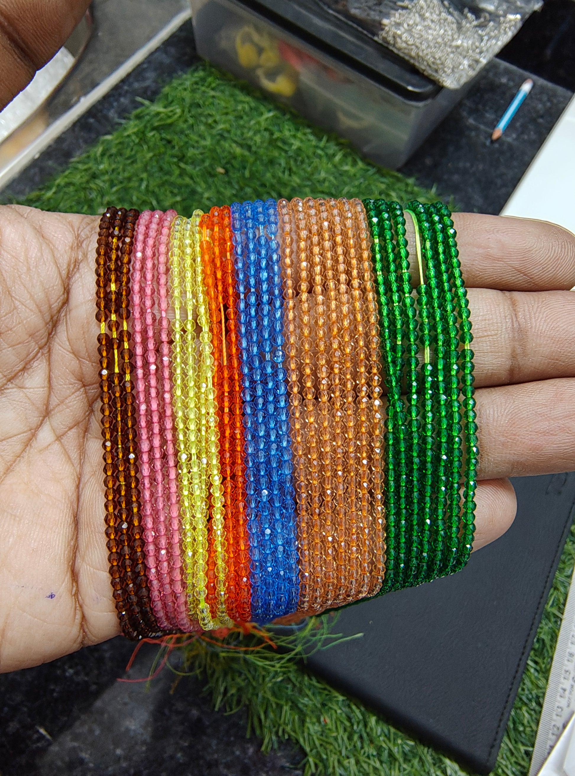 2mm hydro crystal beads