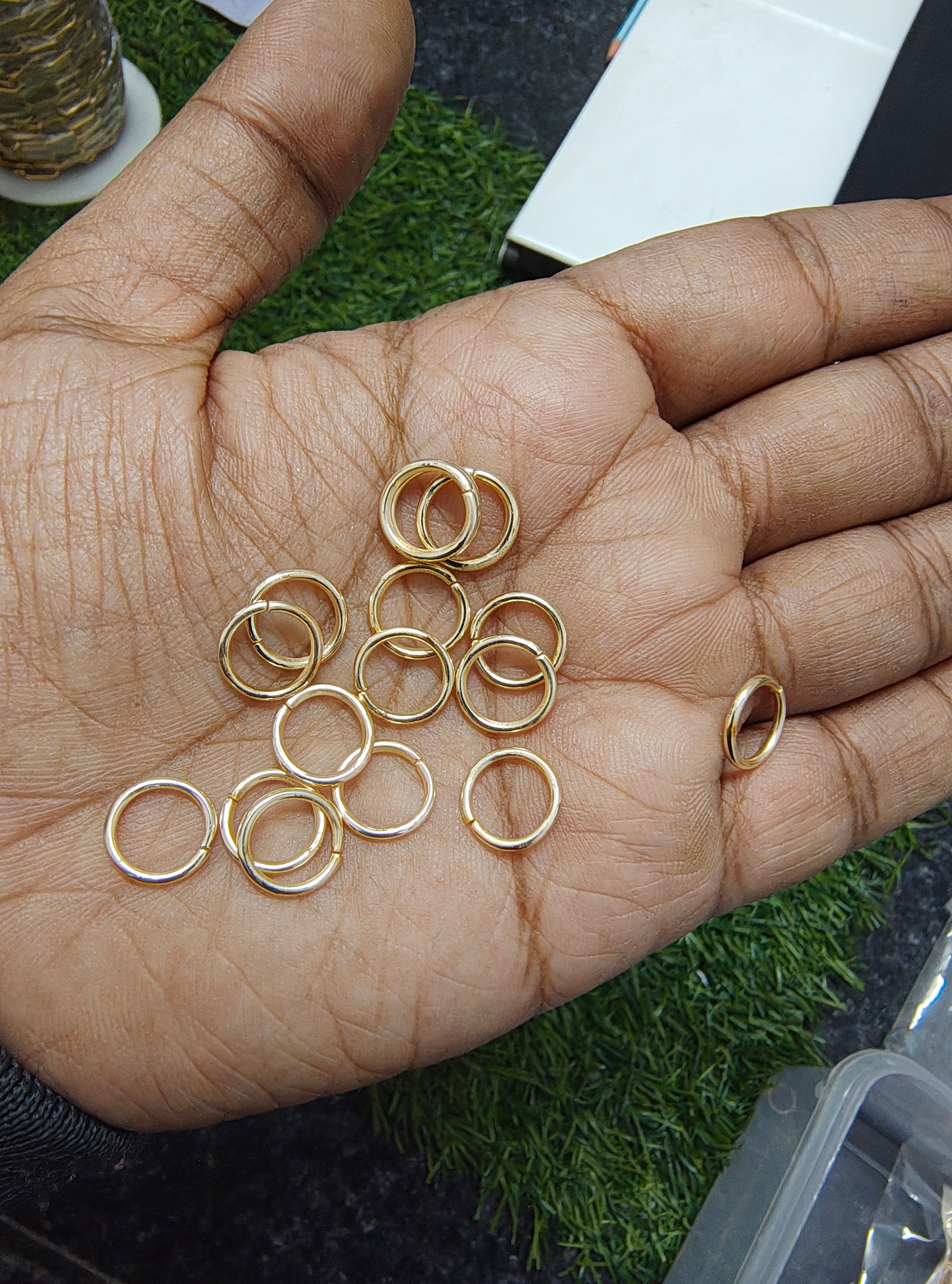 10mm thick Jumpring for keychain (JF1036)