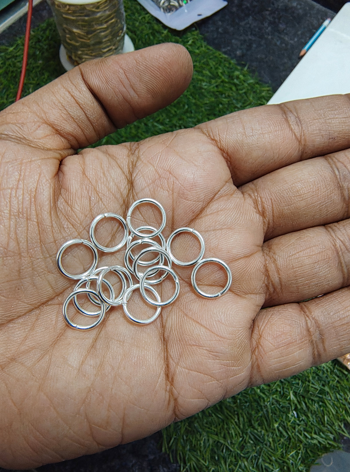 10mm thick Jumpring for keychain (JF1036)