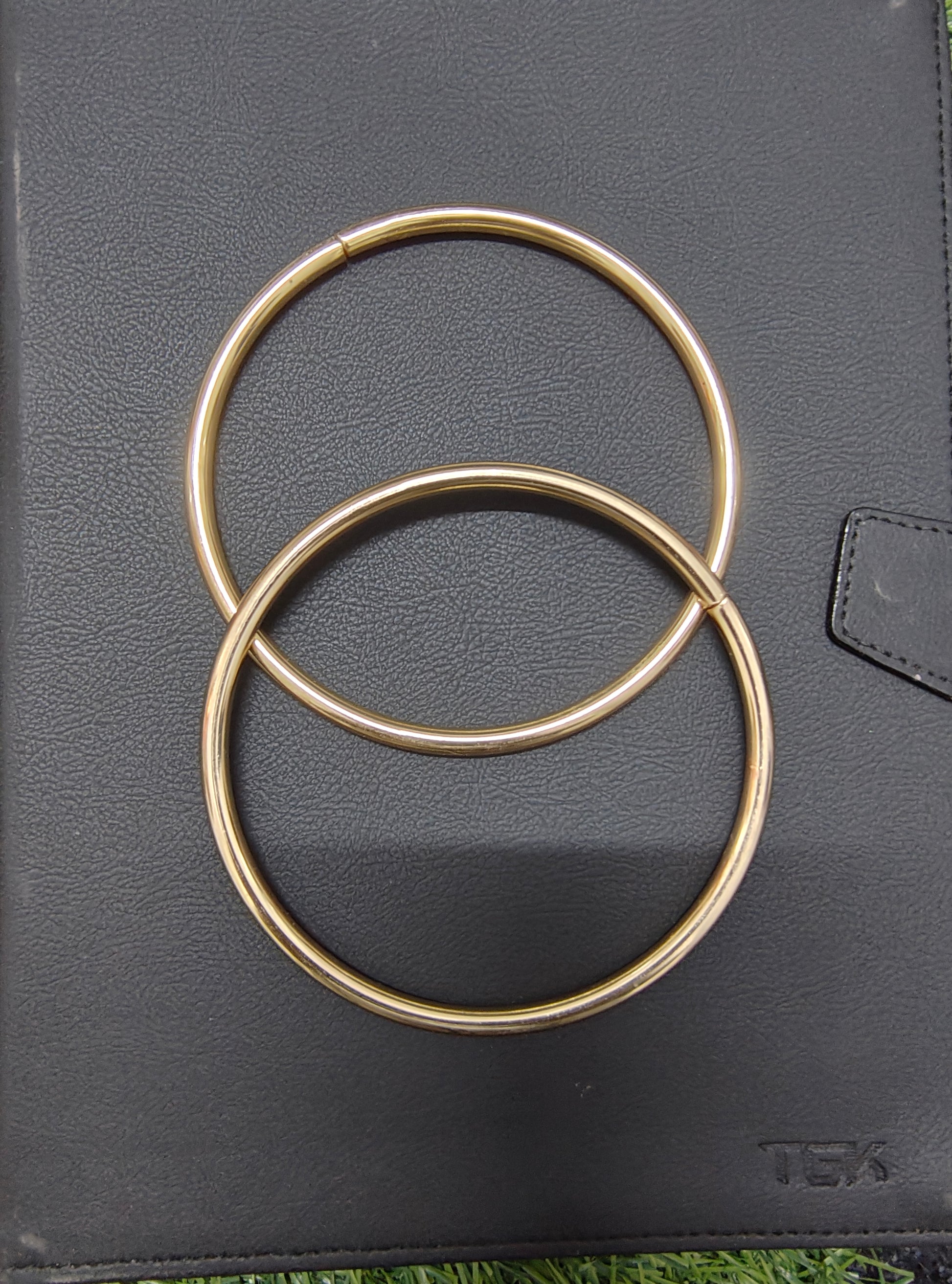 Round metal purse handle (BA1015)