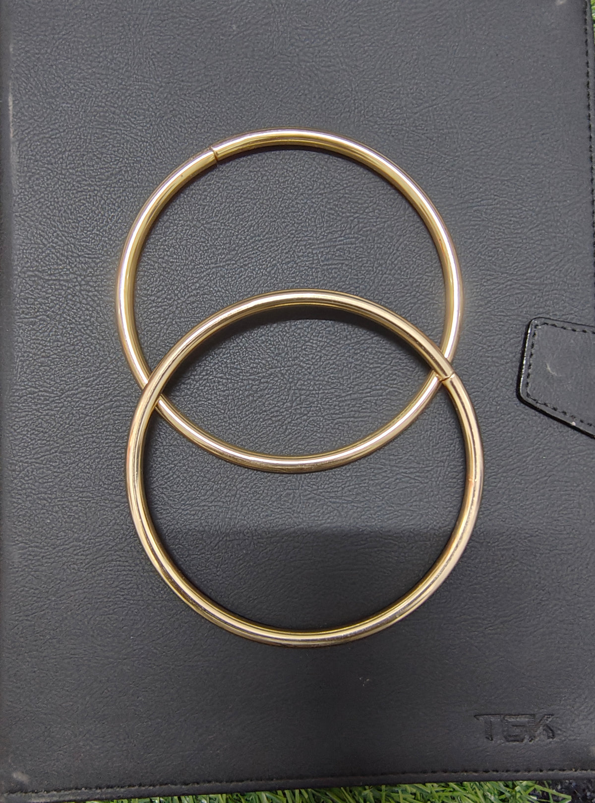Round metal purse handle (BA1015)