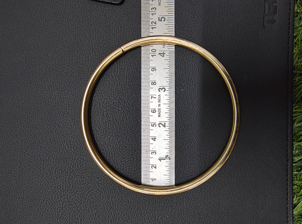 Round metal purse handle (BA1015)