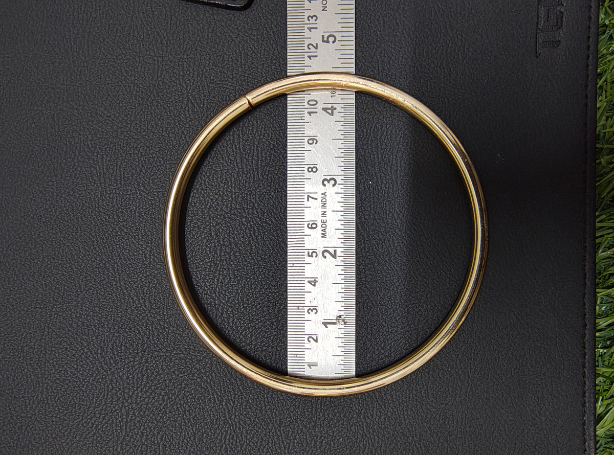 Round metal purse handle (BA1015)