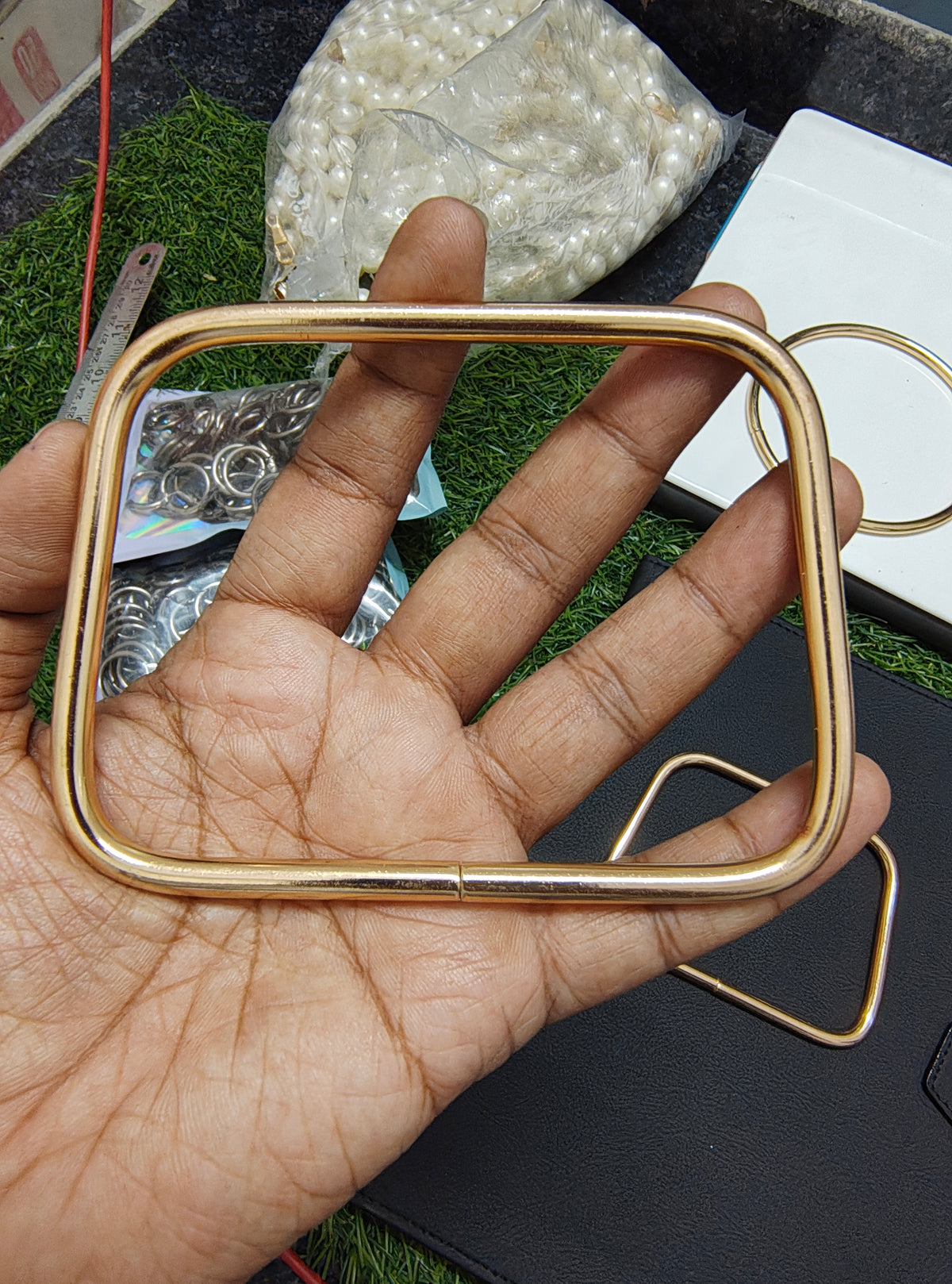 Rectangle purse handle(BA1016)