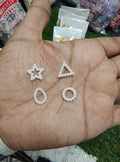 Acrylic white pearl design beads ( APB3015 )
