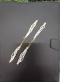 White beads bracelet hook (JF1039)