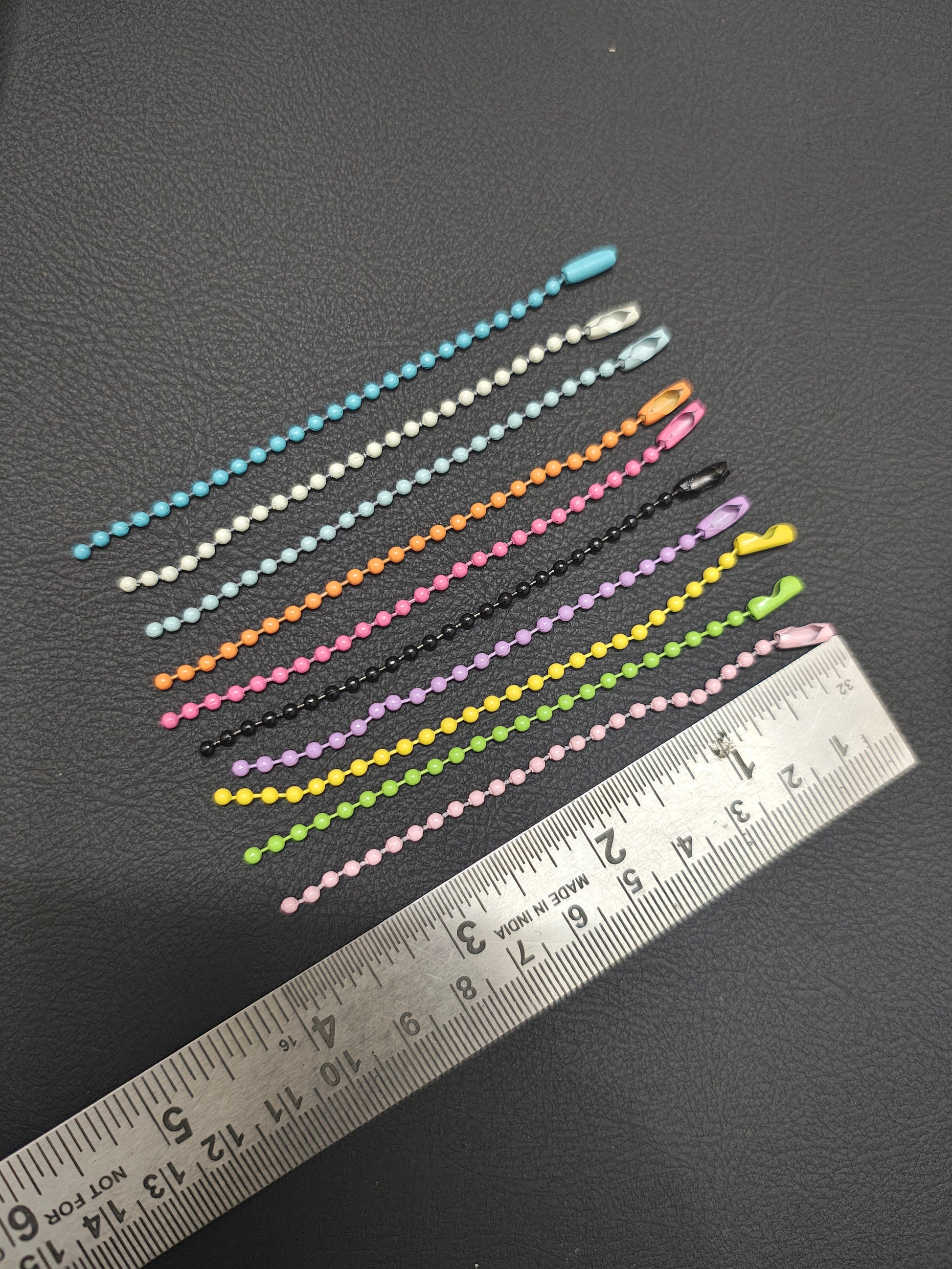 Mix colour ball chain lock