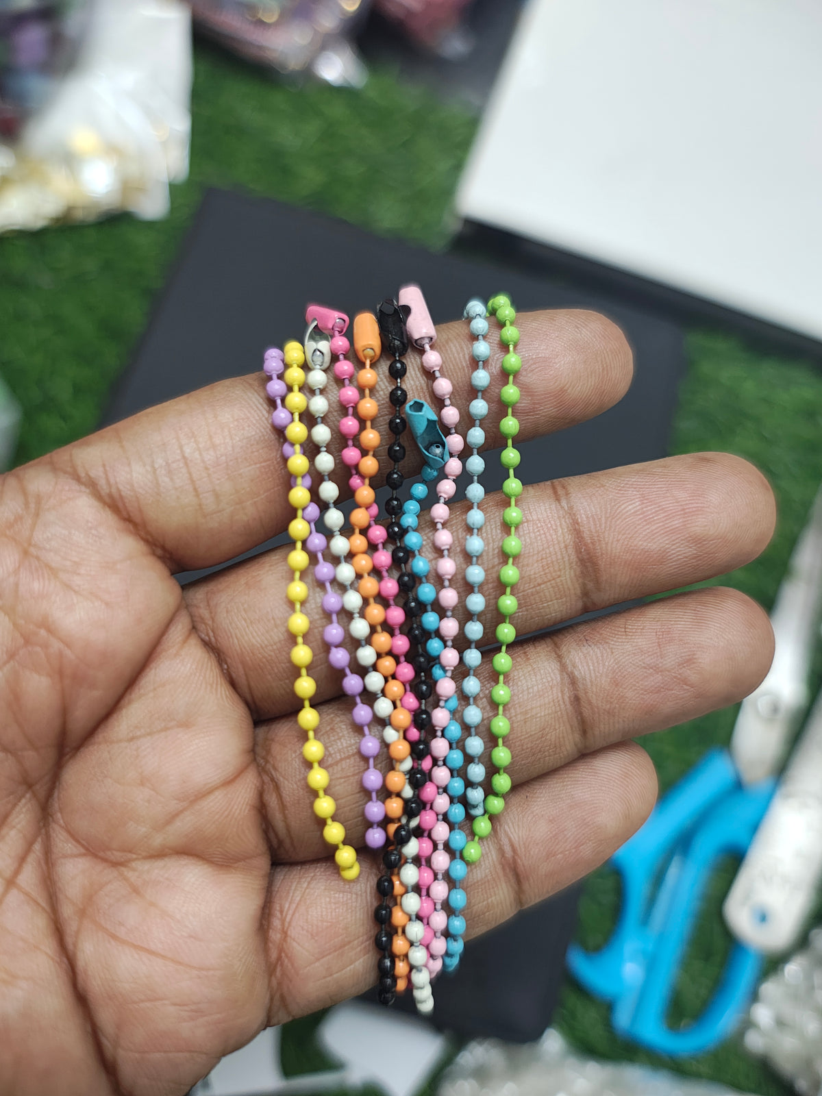 Mix colour ball chain lock (JF1037)