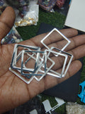 30mm square resin rings (JF1047)