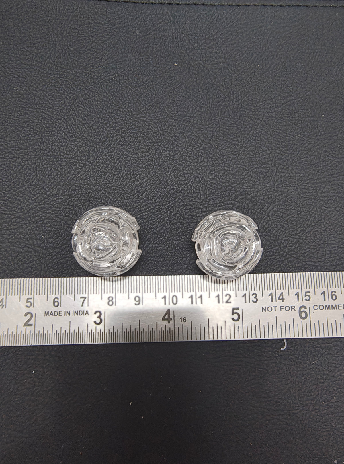 Rose acrylic crystal beads ( OP1008 )