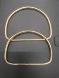 D shape purse handle ( pair) (BA1018)