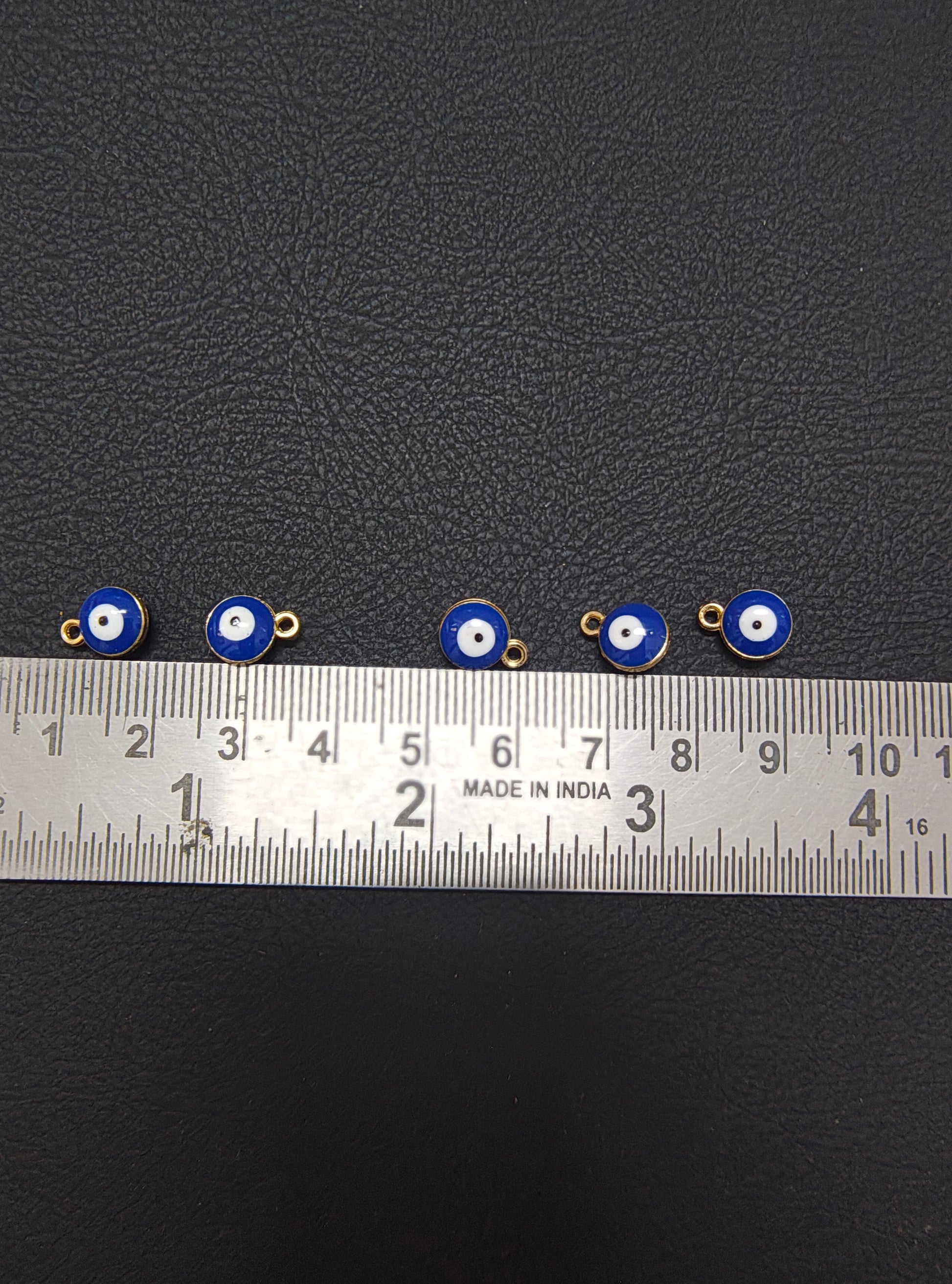 6mm blue evil eye pandent charm ( EC1099 )