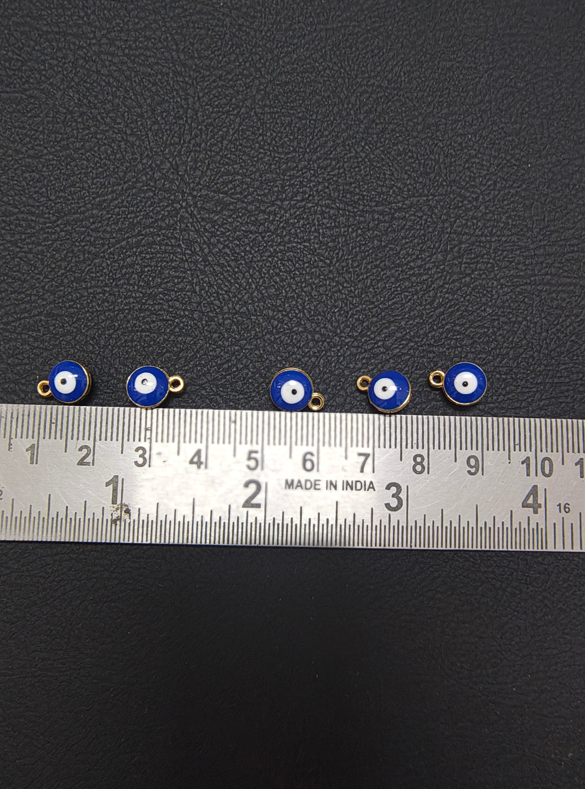 6mm blue evil eye pandent charm ( EC1099 )