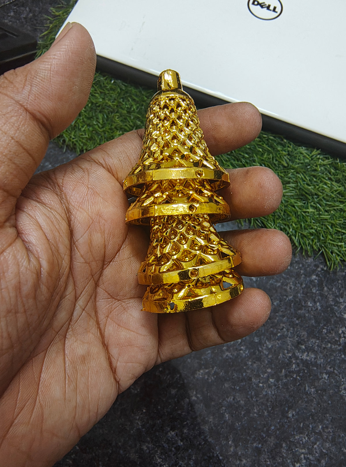 Acrylic golden bell ( OP1015 )