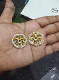 25mm Round kundan design with seedbeads ( OP1012 )