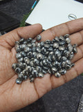 Acrylic silver flat beads (AB2103)