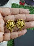Ganesha golden earrings stud (JF1057)