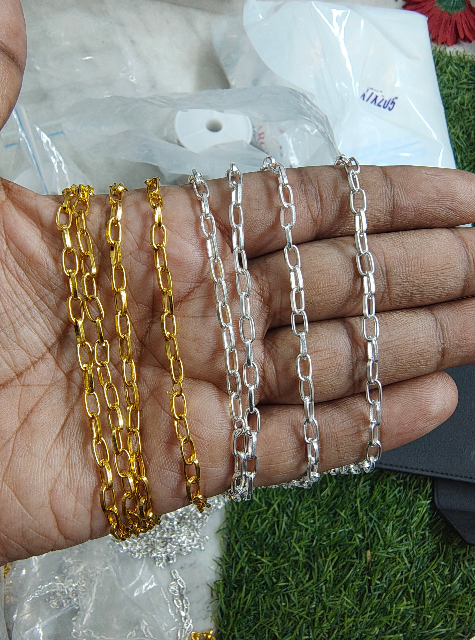 Golden/silver chain (ch-514/515)