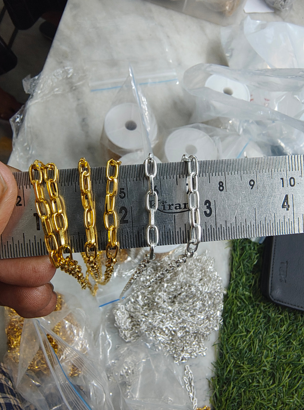 Golden/silver chain (ch-514/515)