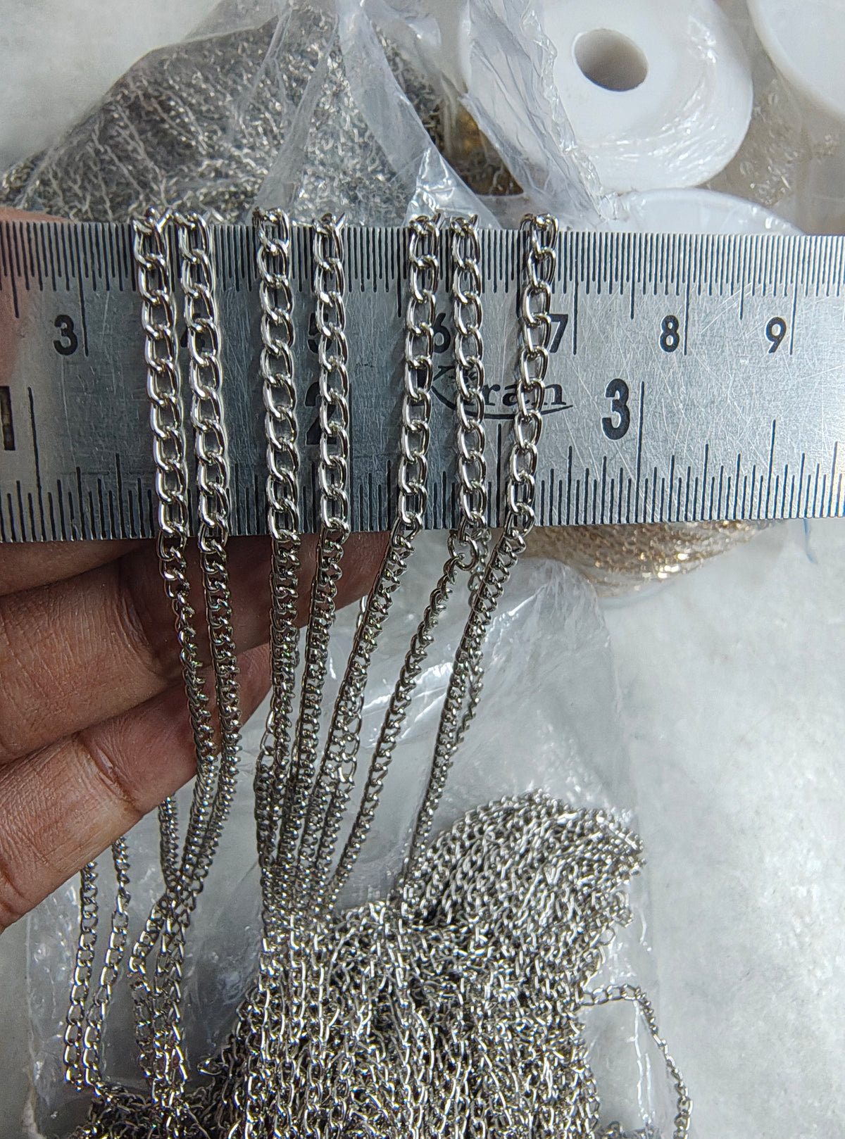 Antique silver chain (ch- 519)